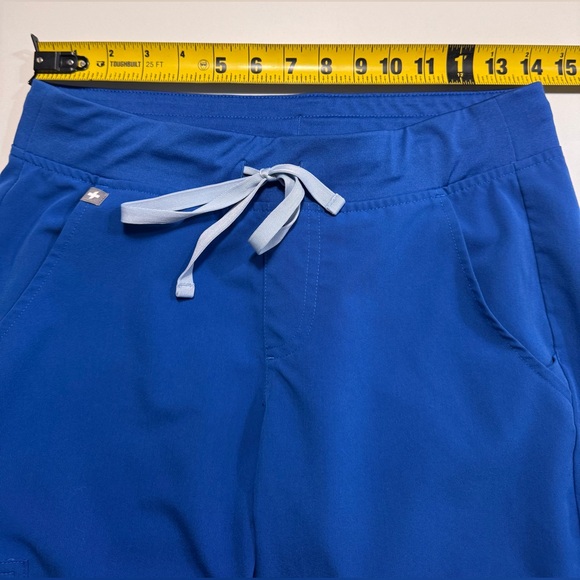 Figs Zamora Jogger Scrub Pants Royal Blue Size S/P Small Petite W18SW2005P - Picture 8 of 11